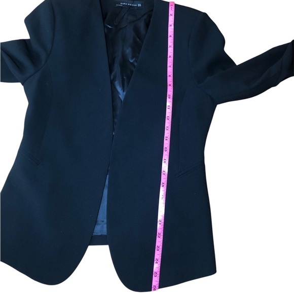 Zara long bell sleeve open front blazer size S - Picture 10 of 10